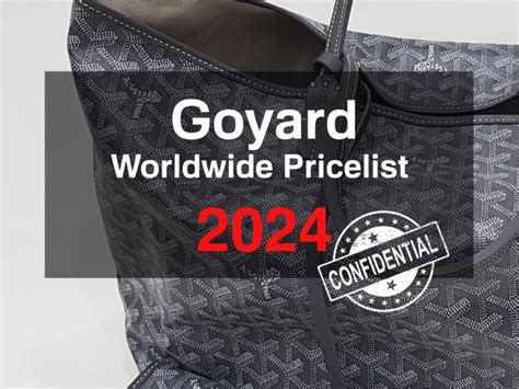 dell'est vs goyard|goyard price list paris.